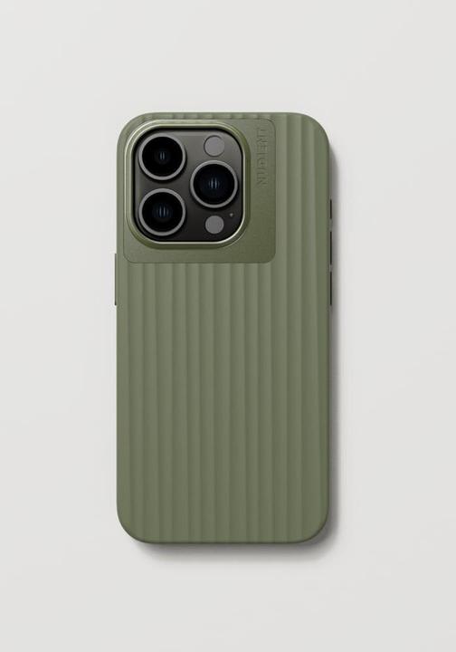 Image du produit Nudient Coque arrière Bold Case iPhone 15 Pro vert olive (Apple iPhone 15 Pro)