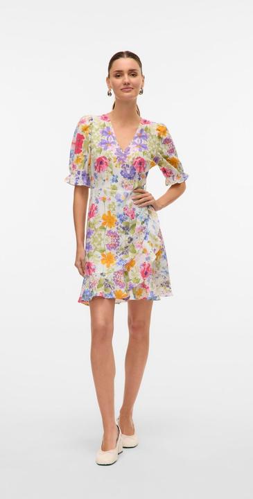 Actual product image Vero Moda Normal geschnitten V-Ausschnitt Langes Kleid Kleid (S)