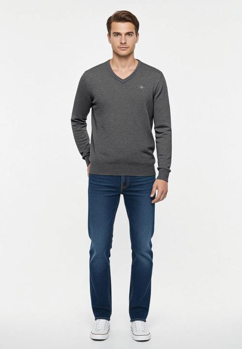 Actual product image GANT Extrafine Lambswool V-Neck - 68159 (XXL)