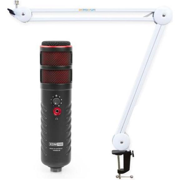 RØDE X XDM-100 USB-Sprechermikrofon mit Gelenkarm WH, Mikrofon