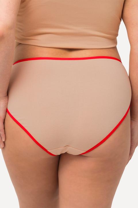 Produktbild Ulla Popken Midislips, 5er-Pack, farbige Kanten (50, 52, 5er Pack)