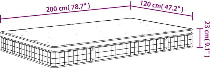 Produktbild vidaXL Savio (120 x 200 cm)