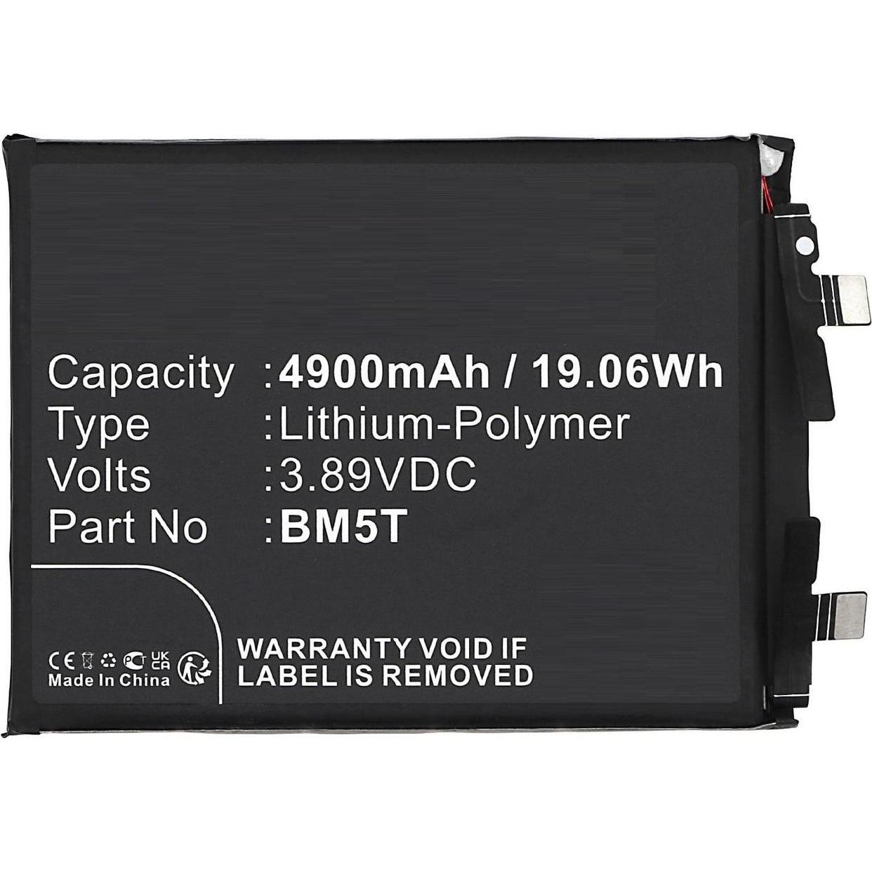 CoreParts Battery 3.89V 4900mAh 19.06Wh, Smartphone Akku