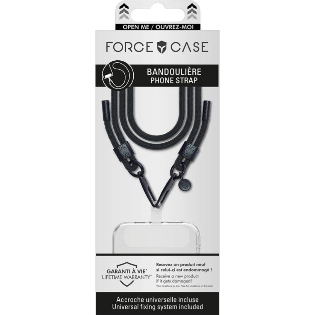 Thumbnail - Force Case Smartphone-Schlaufe, Handykette, Schwarz