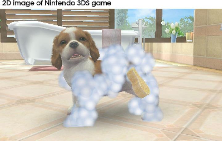 Actual product image Nintendo Nintendogs + Cats: Golden Retriever (3DS, Multilingual)
