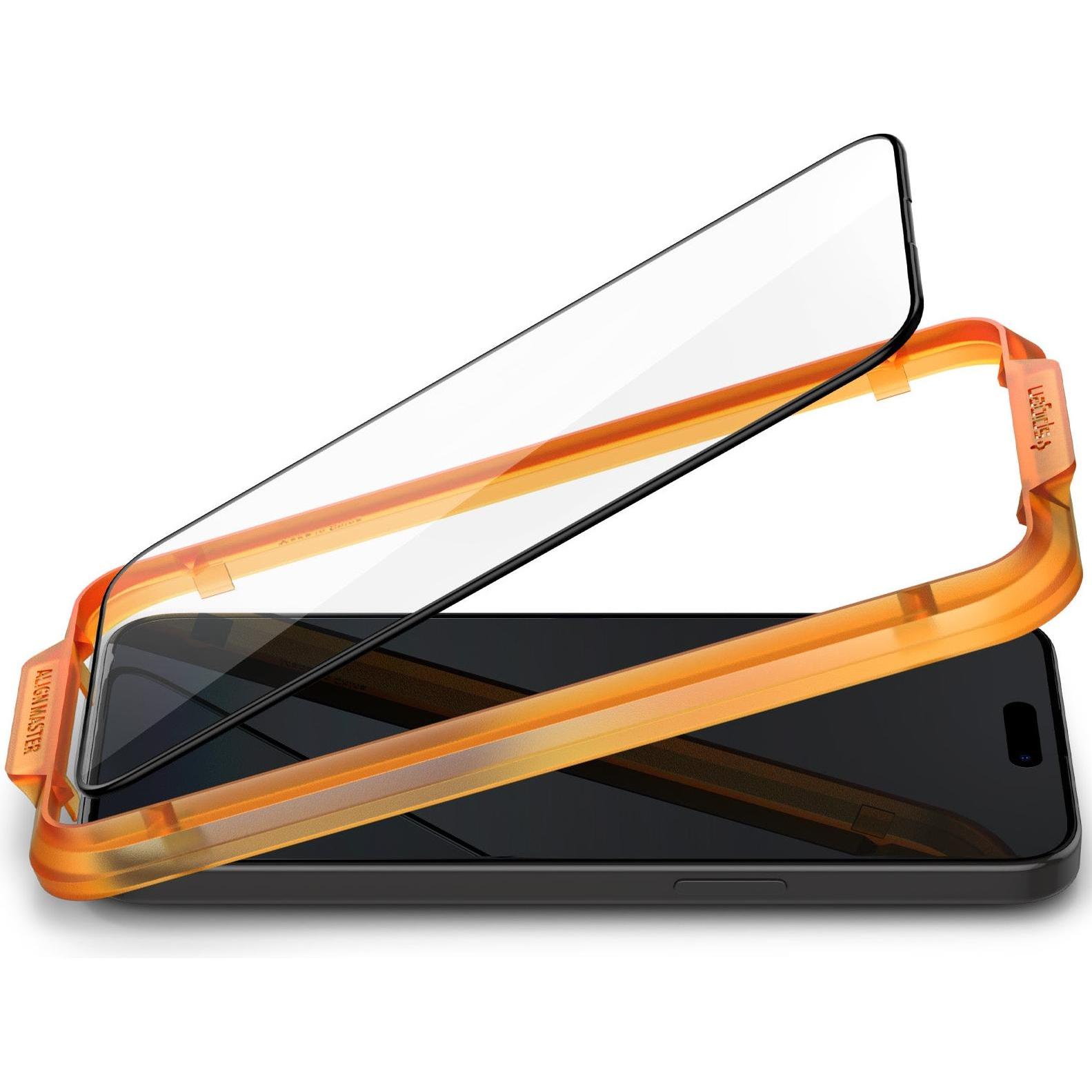 Thumbnail - Spigen Alignmaster (2 Stück, Apple iPhone 15 Pro Max), Smartphone Schutzfolie, Schwarz