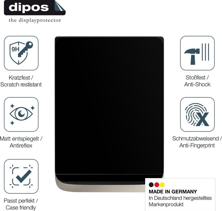 Produktbild Dipos Anti-Shock Displayschutz Matt 9H (Pocketbook InkPad Color 3)