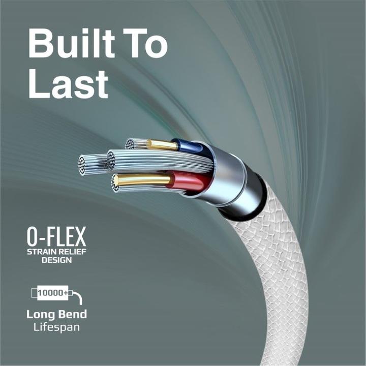 Actual product image ProMate xCord-AC White USB-A-USB-C cable (1 m, USB 2.0)