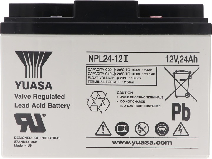 Produktbild Yuasa Akku NPL24-12 (12 V, 24 Ah)