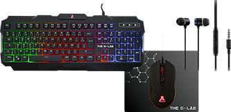 Actual product image The G-Lab compatible Combo Helium - Pack Gaming PC - Packs Gaming (FR, Cable)