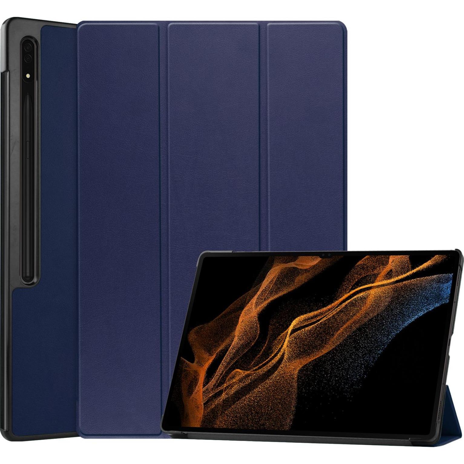 Lobwerk Tablet Hülle für Samsung Tab S8 Ultra SM-X900 SM-906 14.6 Zoll Slim Case Etui mit Standfunktion und, eReader Zub...