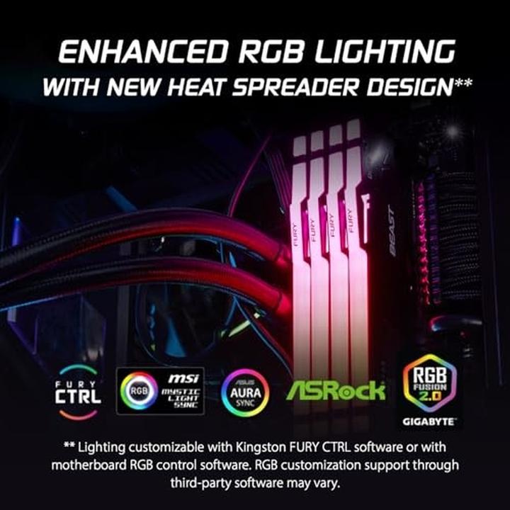 Actual product image Kingston 8GB DDR5 6000MT/S CL30 DIMM (1 x 8GB, 6000 MHz, DDR5 RAM, DIMM)