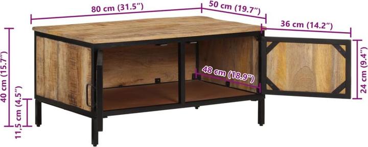 Image du produit vidaXL Couchtisch