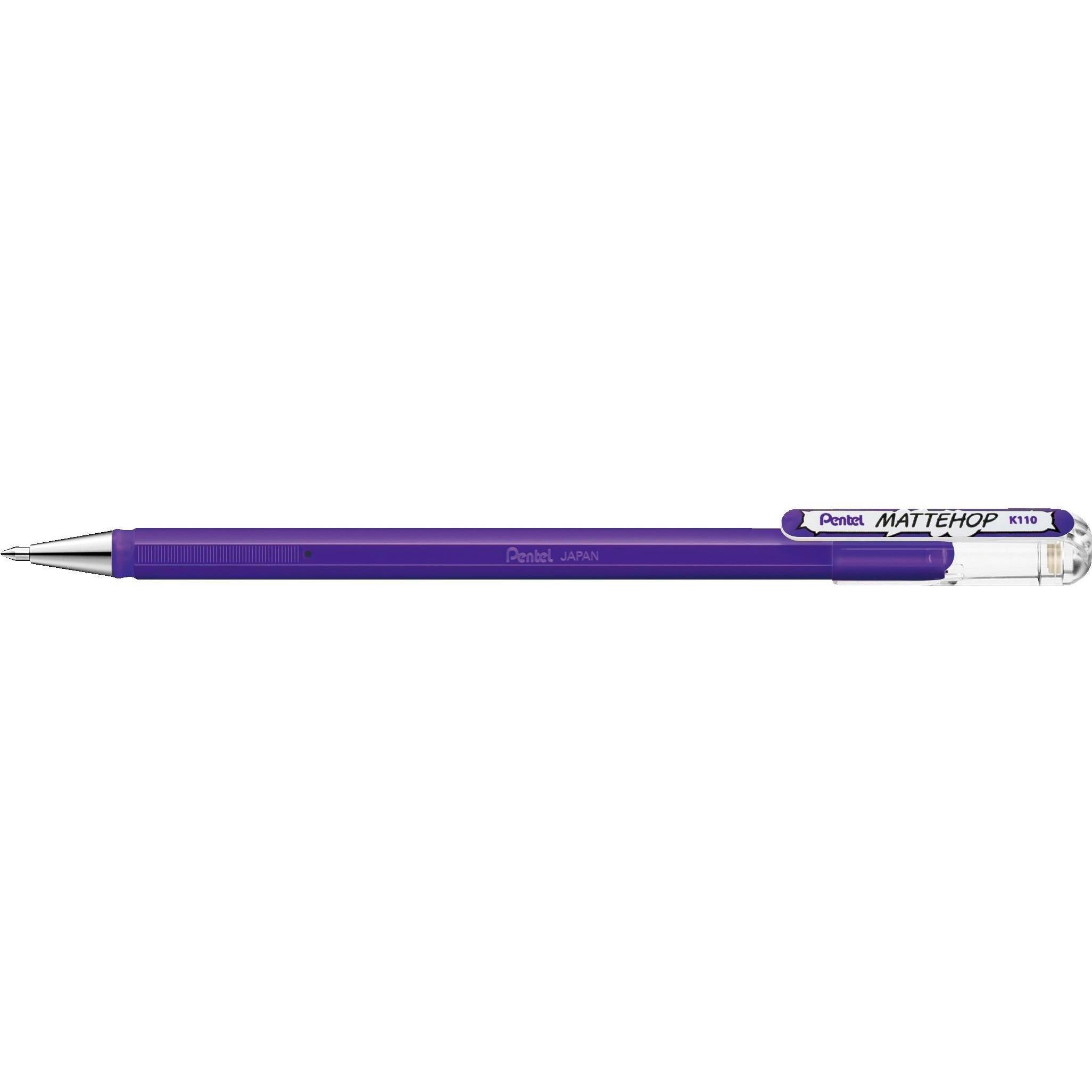 Pentel, Schreibstifte, Gel-Tintenroller Mattehop (Violett, 1 x)