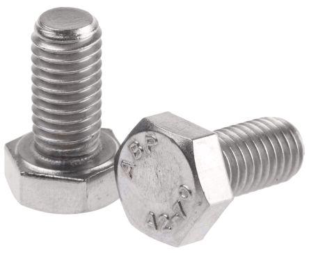 Produktbild RS PRO Schrauben Sechskant A2 M8x16mm (1 Schrauben pro Stück)