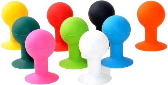 Produktbild Hurtel Telefonhalter mit rundem Kopf - rot