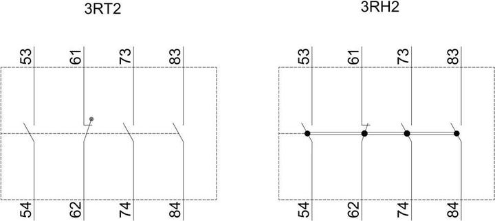 Produktbild Siemens 3RT2 Front Auxiliary Switch Block
