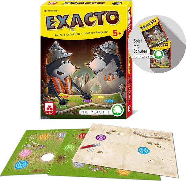 NSV 4510 - EXACTO - children's game (German, 2 - 6 Players)