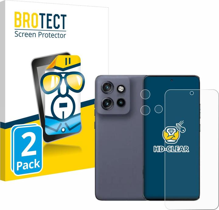 Produktbild BROTECT Schutzfolie Displayschutz Displayschutzfolie Folie Klar Transparent (2 Stk., Motorola Edge 50 Neo)