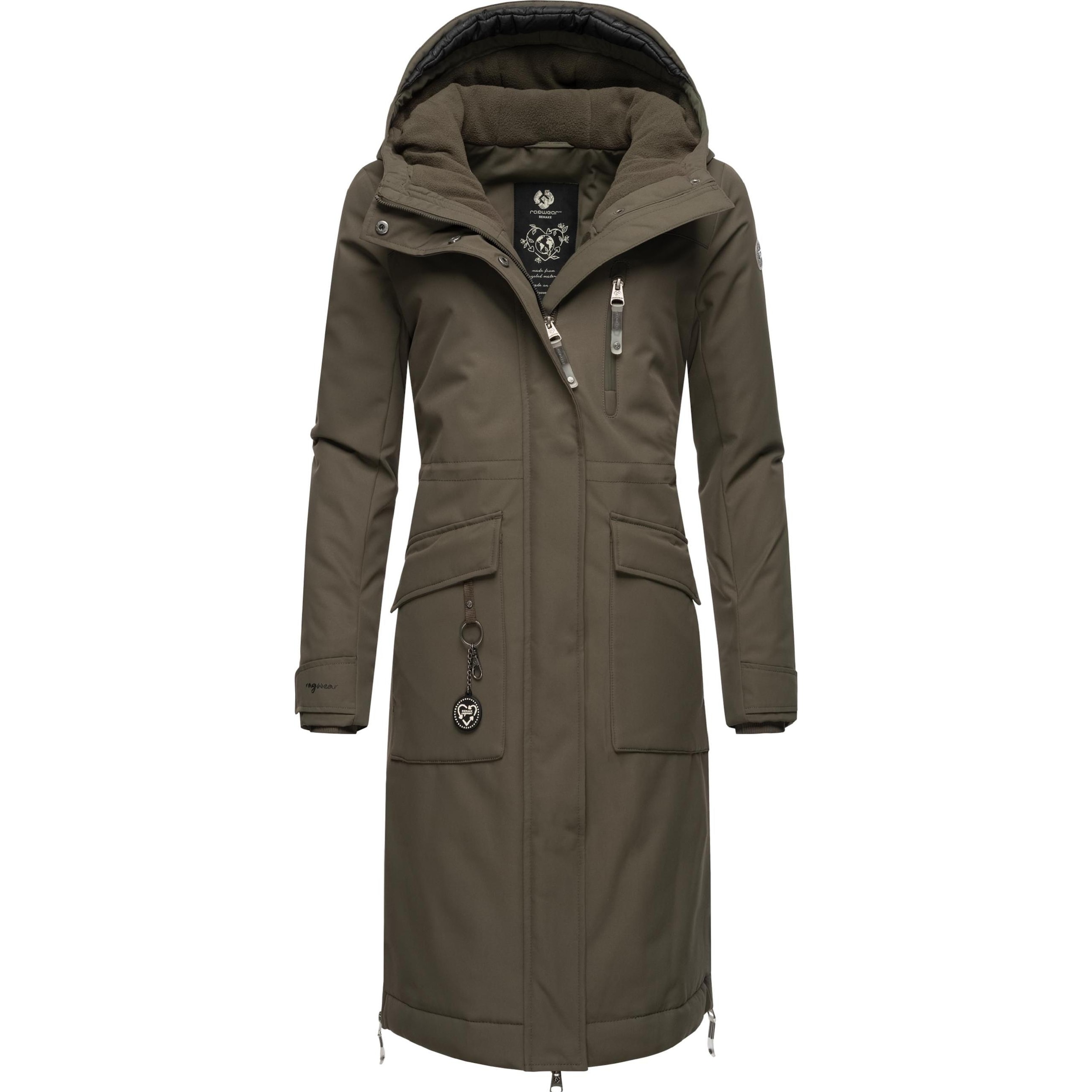 Ragwear, Damen, Jacke, Refutura Remake (4XL), Grün, 4XL