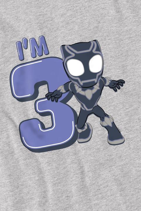 Actual product image Black Childrens/Kids Cute 3rd Birthday T-Shirt (104)