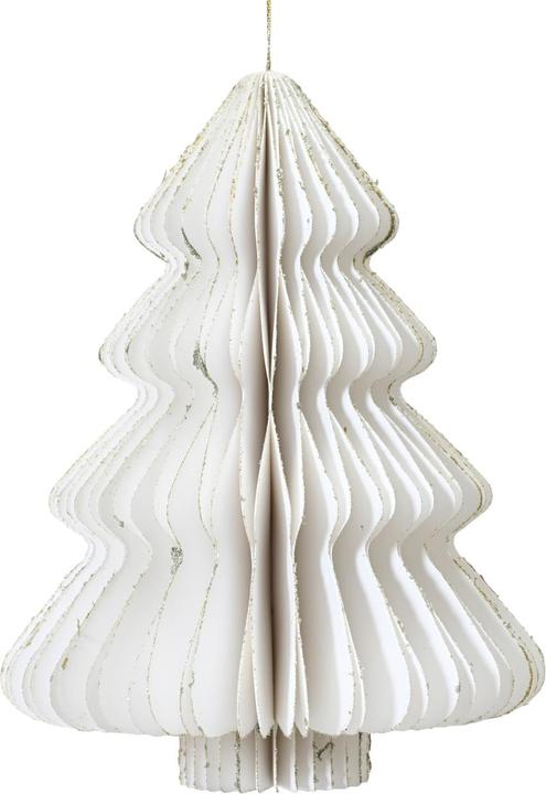Actual product image Decoris Tree paper white 15cm (1x)