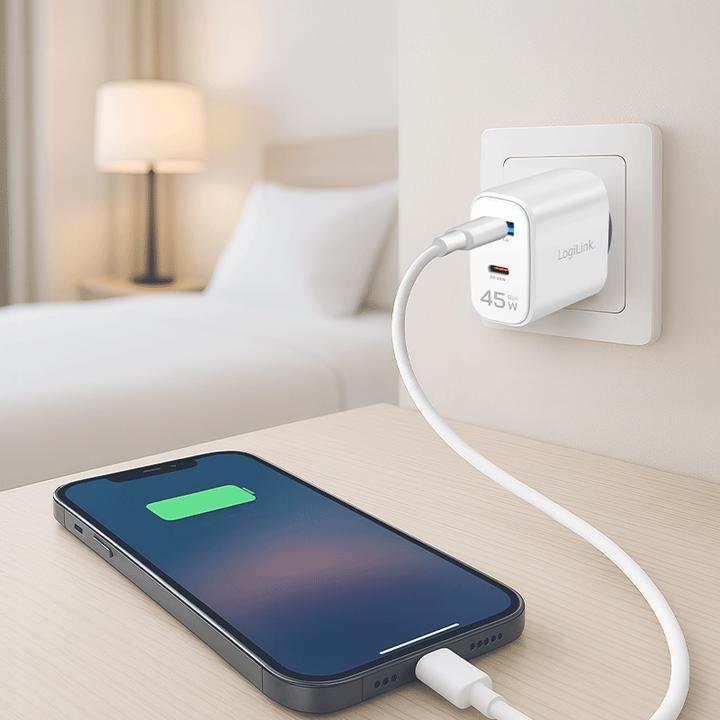 Productafbeelding LogiLink Prüfen (45 W, 2 ports)