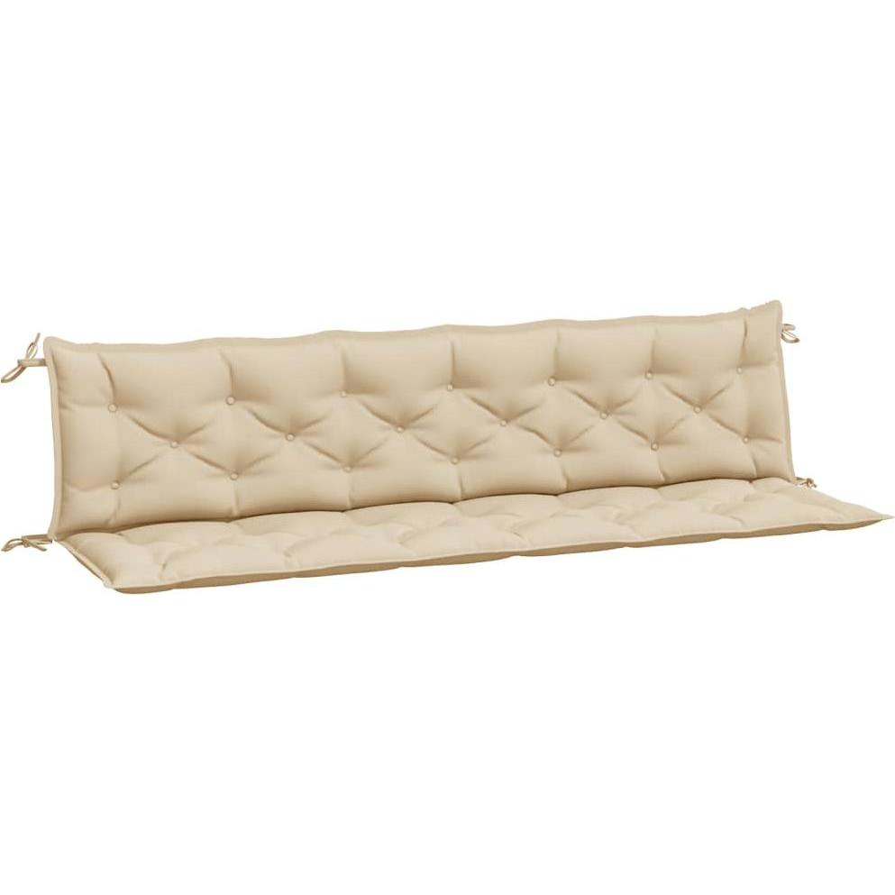 VidaXL, Sitzkissen, Gartenbank-Auflagen 2 Stk. O x ford-Gewebe (200 x 50 x 7 cm)