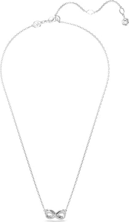 Immagine prodotto Swarovski Collana Hyperbola Pavé Infinity Bianco (Swarovski in metallo rodiato, 38 - 45 cm)