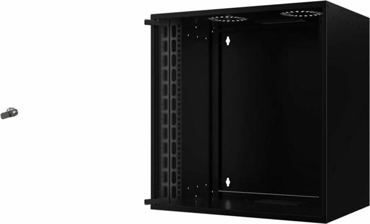 Produktbild Logon RUM12U40MNBL Wandrek 12U Zwart rack (12 HE, 19 Zoll Rack)