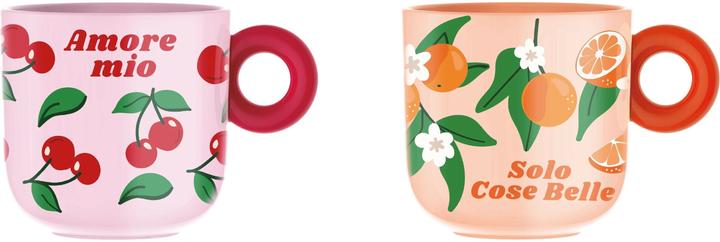 Actual product image Bialetti Mercato Della Frutta coffee mug (300 ml, 2x)