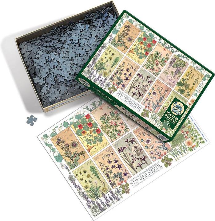 Actual product image Cobble Hill Puzzle 1000 pieces Botanicals by Verneuil (1000 pieces)