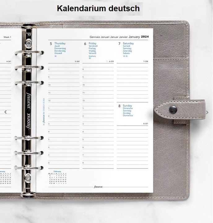 Image du produit Filofax Contenu (A5, Non contraignant, Allemand)
