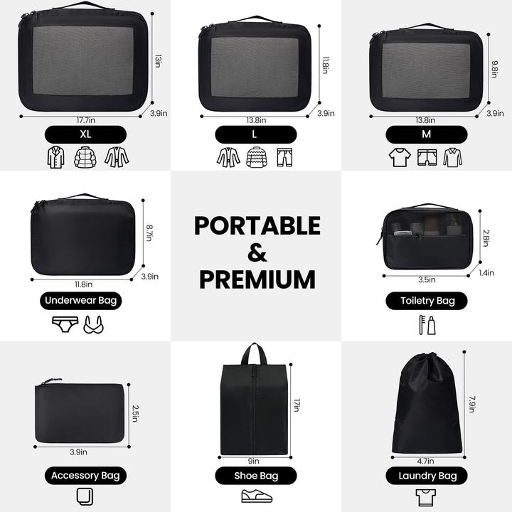 Produktbild Prezon 8-teiliges Packwürfel-Set