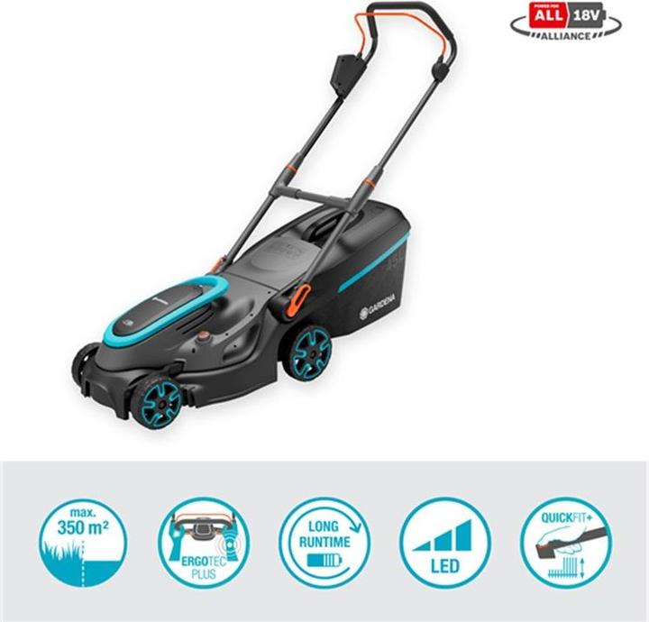 Productafbeelding Gardena Accu Grasmaaier PowerMax 37/36V P4A Gebruiksklaar Set (Oplaadbare batterij)