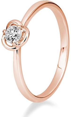 Actual product image Breuning RING - Rose setting with diamond (49, 585/14 K Gold)