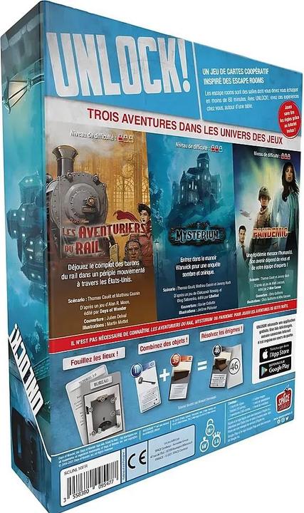 Image du produit Asmodée Unlock Games Adventures (Français, 1 - 6 Joueur)
