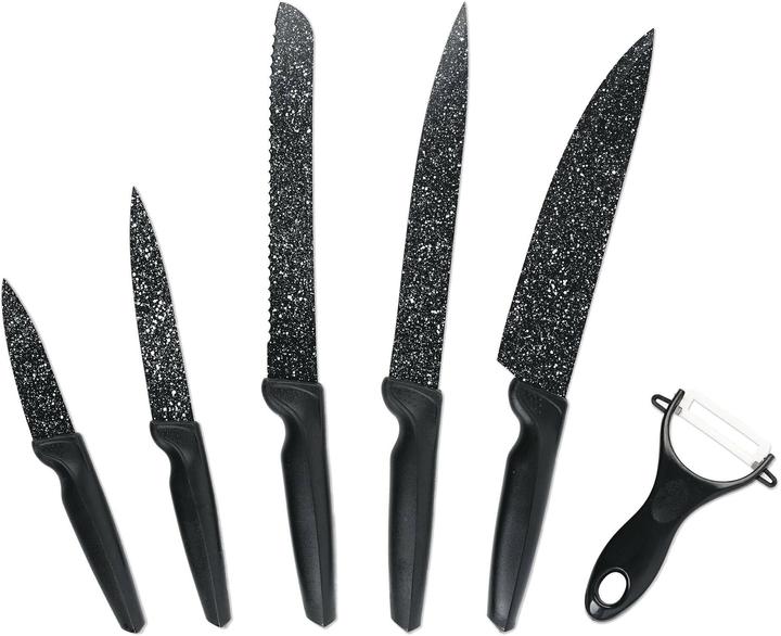 Produktbild Gourmetmaxx Messerset mit Sparschäler 6-teilig