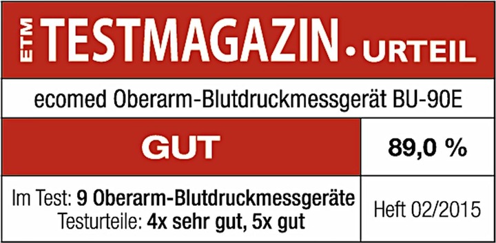 Immagine prodotto Ecomed Bu-90e (Sfigmomanometro per braccio)