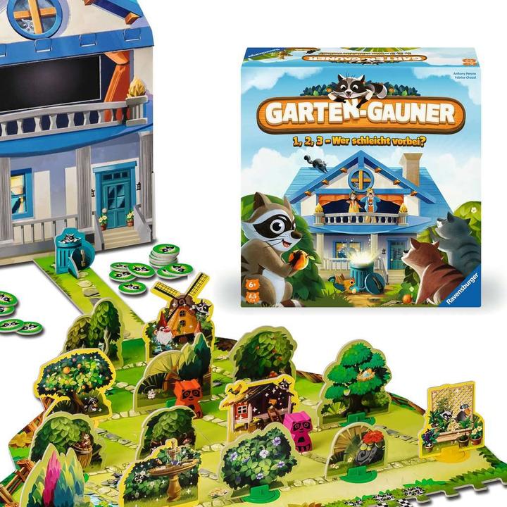 Produktbild Ravensburger 1, 2, 3 Wer schleicht vorbei? (Deutsch, 2 - 4 Spieler)