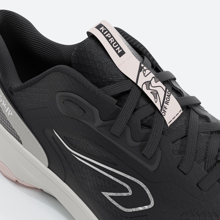 Actual product image Kalenji Kiprun JF190 Women's Running and Trail Shoes - Black/Pink (38)