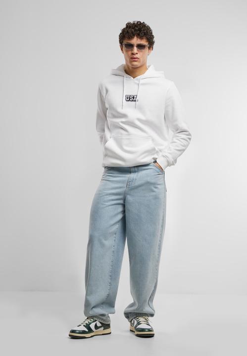 Actual product image Mister Tee MisterTee USA College Wording Patch Hoody - 179699 (XL)