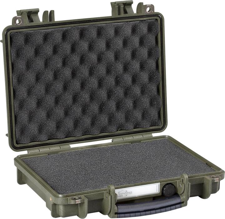 Actual product image Explorer Cases Outdoor Case 4 l (L x W x H) 326 x 269 x 75 mm Olive 3005.G
