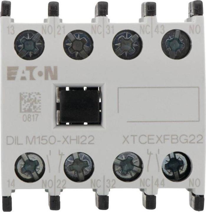 Actual product image Eaton Auxiliary contact block 2 NO contacts 2 NC contacts