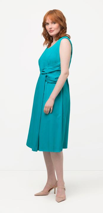 Produktbild Ulla Popken Kleid, drapiert, V-Ausschnitt, ärmellos (56)