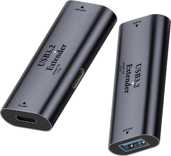 Immagine prodotto PowerGuard Adattatore estensore da USB-C 3.2 a USB-A 3.2 con accoppiamento da 10 m