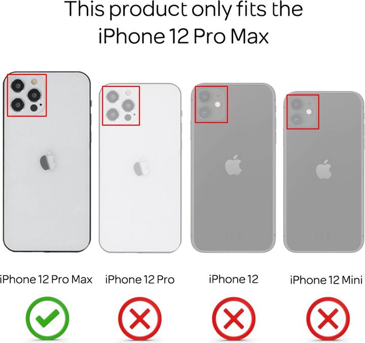 Actual product image Nalia 360° mobile phone cover (Apple iPhone 12 Pro Max)