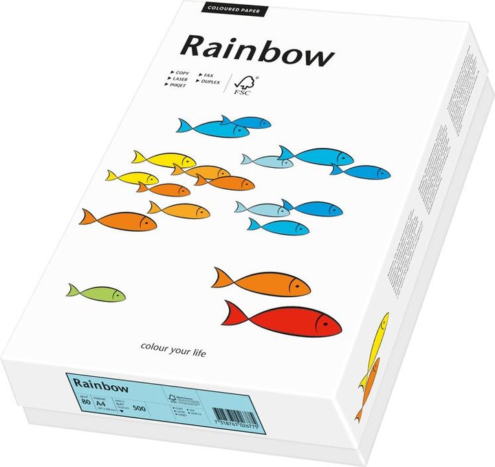 Actual product image Rainbow Copy paper (80 g/m², 500 x, A4)