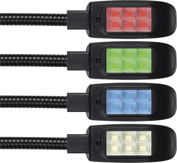 Produktbild Showgear GooseLight XLR, RGBW 45cm 3pin straight dimmable