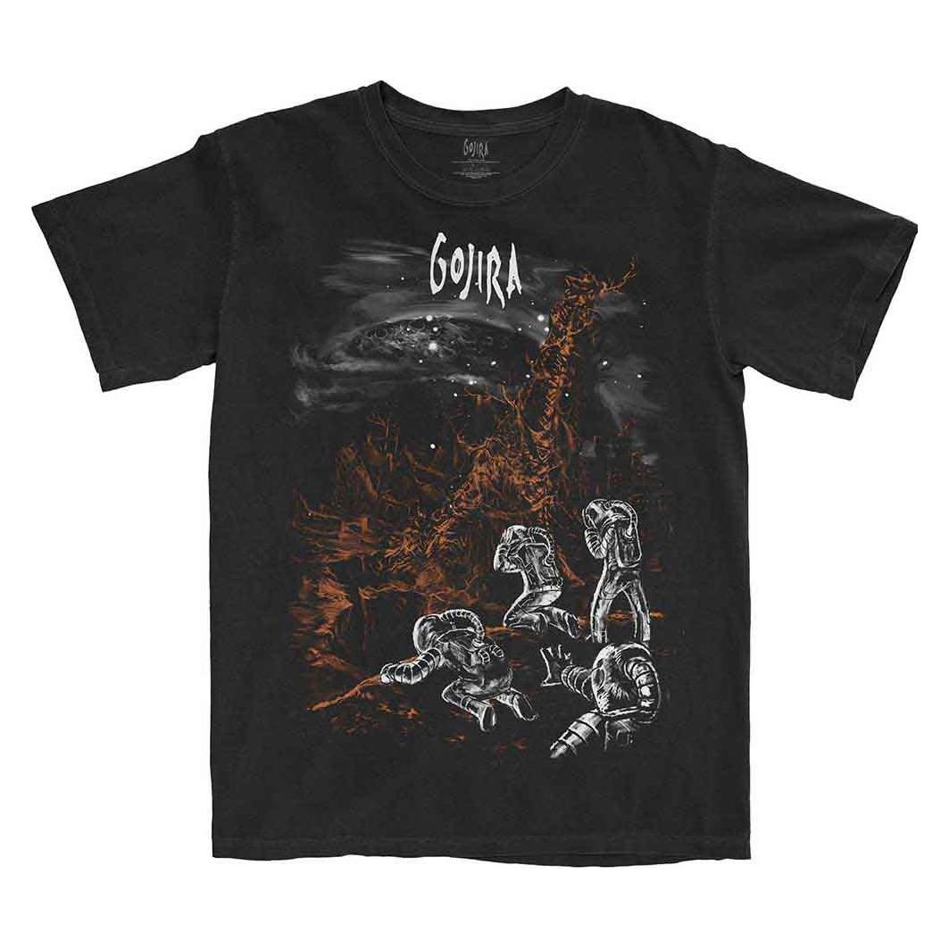 Gojira, Herren, Shirts, Eiffel Falls, Schwarz, (L)